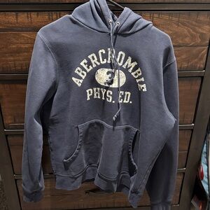 Abercrombie & Fitch Men's Navy Hoodie